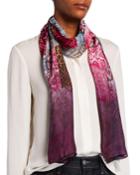 Silk Patched Ombre Oblong