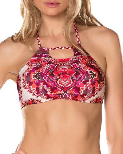 Seychelles Graphic-print Swim Top,