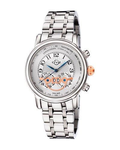 44mm Montreux Men's Stainless Steel Chronograph Watch