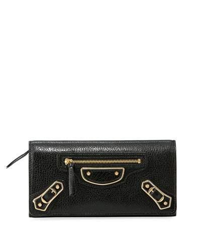 Edge Money Leather Wallet, Black