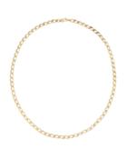 Estate 18k Yellow Gold Curb-link Chain Necklace,