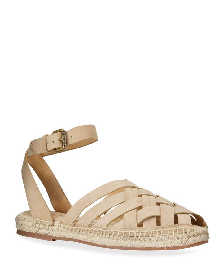 Sheryl Woven Suede Espadrille