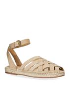 Sheryl Woven Suede Espadrille