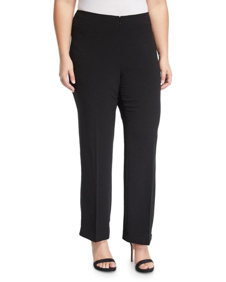 Jasmine Ambassador Crepe Slim-leg Pants,