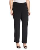 Jasmine Ambassador Crepe Slim-leg Pants,