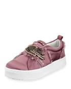 Levine 2 Satin Platform Slip-on