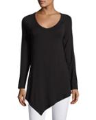 Raglan-sleeve Jersey Tee