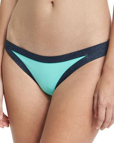 Open-side Paneled Swim Bottom, Blue