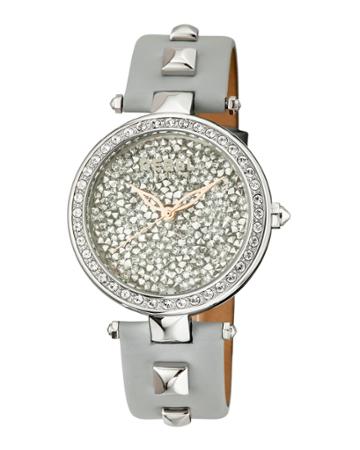 Rockaway Parkway 40mm Silver Stainless Steel Watch W/ Gray