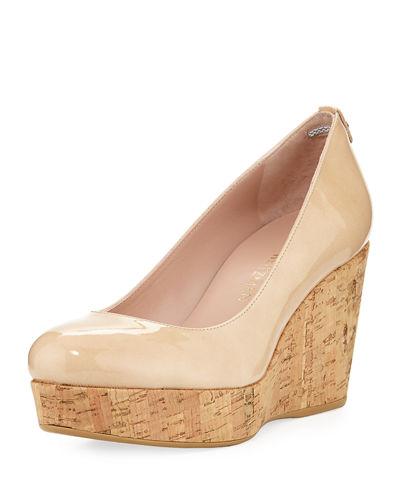 York High Cork-wedge Pump