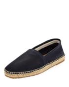 Men's Perforated Deerskin Leather Espadrille