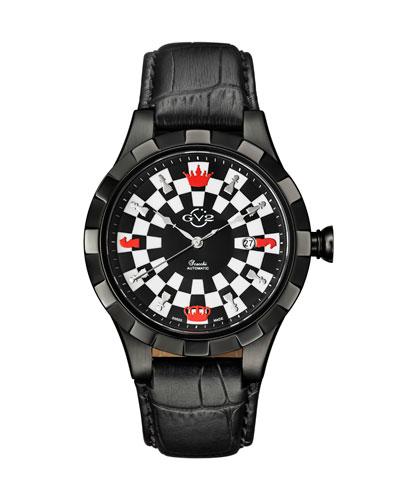 46mm Scacchi Men's Checkerboard