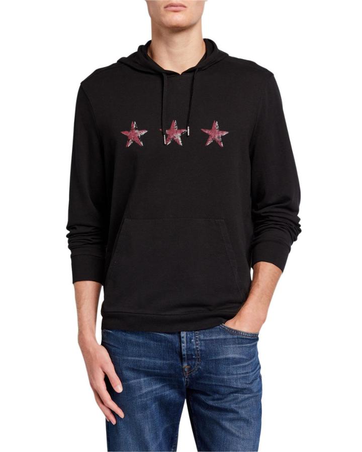 Men's Three-star Pullover Hoodie