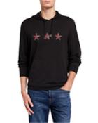 Men's Three-star Pullover Hoodie