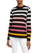 Multicolor Striped Crewneck