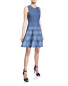 Sleeveless Floral-hem