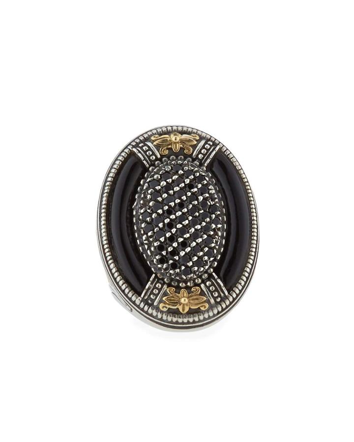 Ismene Agate & Spinel Oval Ring