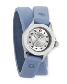 27mm Cape Mini Topaz Watch W/ Double-wrap Silicone Strap,