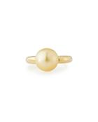 18k Golden South Sea Pearl Ring,