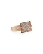14k Rose Gold 7-row Diamond Ring, 0.85tcw,