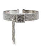 Estate 18k White Gold Diamond Belt Bracelet