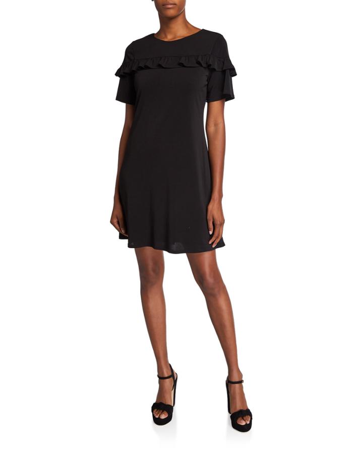Ruffle Knit Dress