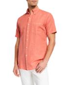 Men's Seaside Linen/cotton Short-sleeve