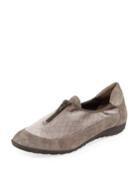 Besie Quilted Comfort Flat, Taupe