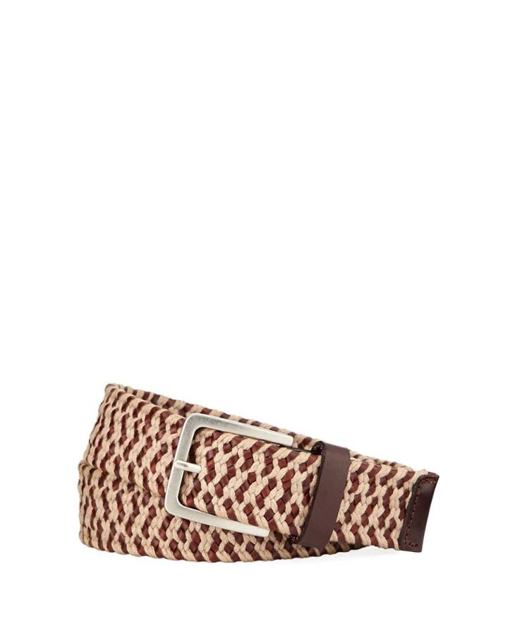 Men's Woven Stretch Belt W/