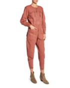 Leiko Zip-front Utility Jumpsuit