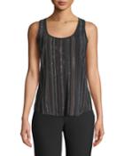 Cecilly Beaded Striped