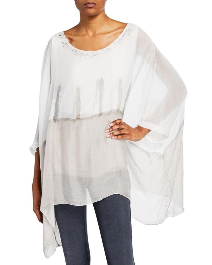 Printed Silk-blend