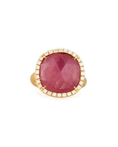 Siviglia Medium 18k Pink Sapphire Ring,