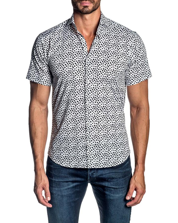 Men's Semi-fit Spotted