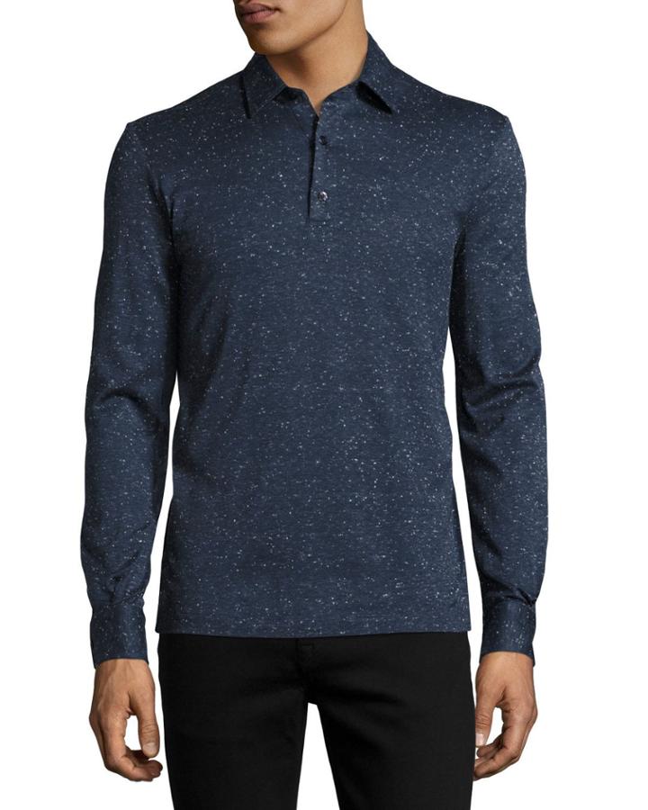 Teviglio Donegal Long-sleeve Polo