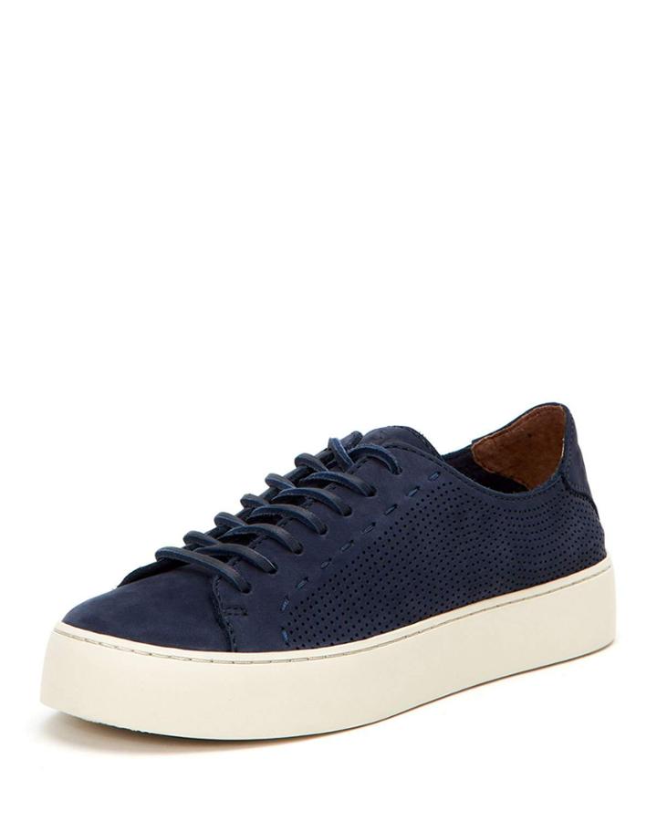 Lena Perforated Nubuck Low-top