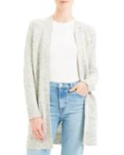 Open-front Belted Cardigan