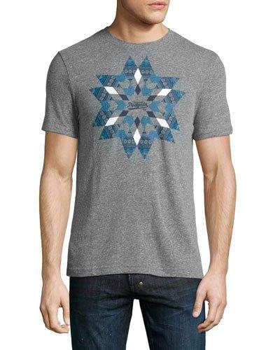 Heathered Snowflake Tee, Gray