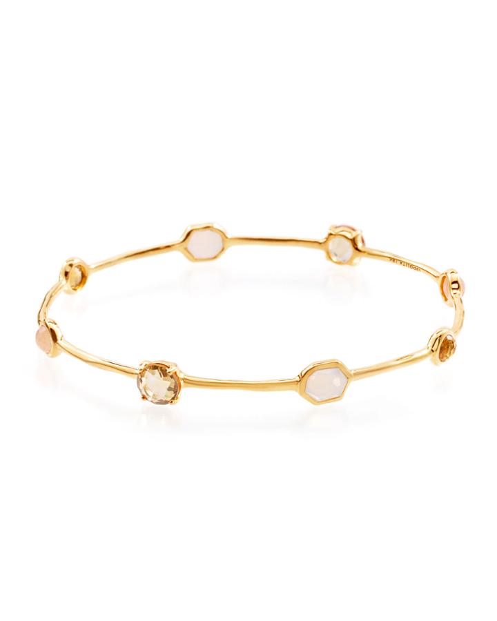 18k Rock Candy&reg; 8-stone Bangle In Pink