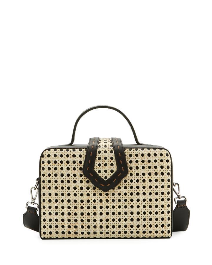 Fey Woven Box Bag