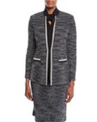 Tweed Knit Jacket
