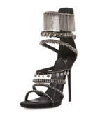 Chain-embellished Strappy