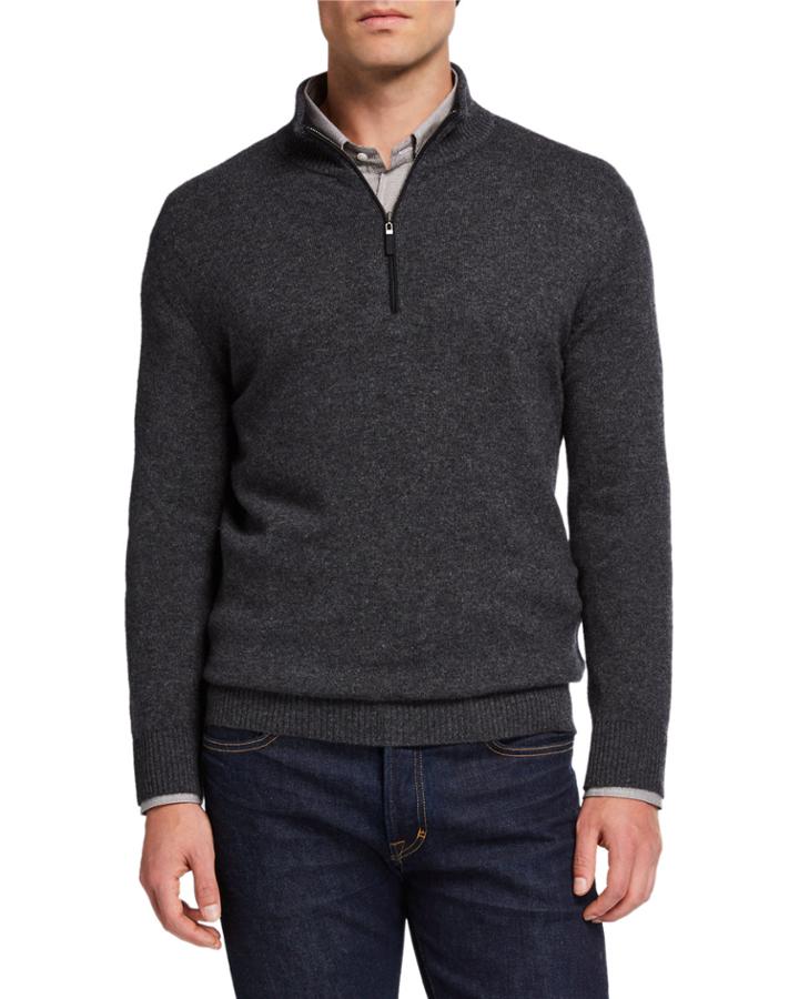 Men's Cashmere Speckled Hoodie
