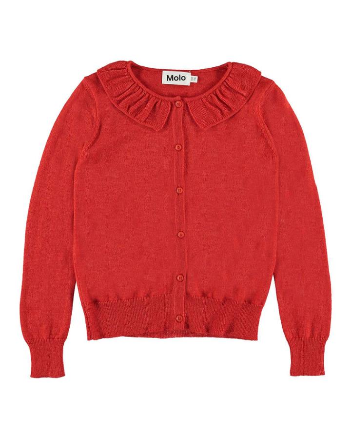 Gwen Frill Neck Cardigan,