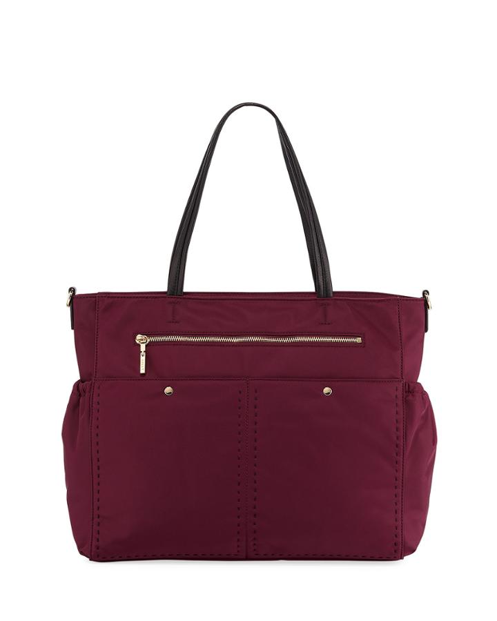 Solid Stitch Diaper Bag