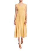 Smocked Bodice Striped