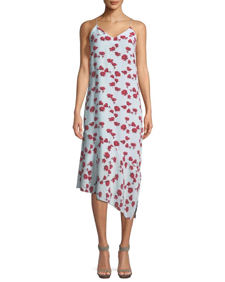 Jada V-neck Sleeveless Floral-print