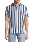 Men's Irving Wide Striped Short-sleeve