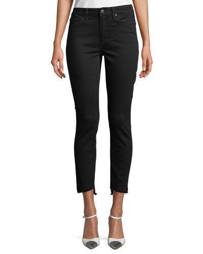 Charlie Ankle Skinny Jeans, Black