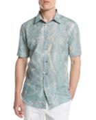 Large Paisley Short-sleeve Sport